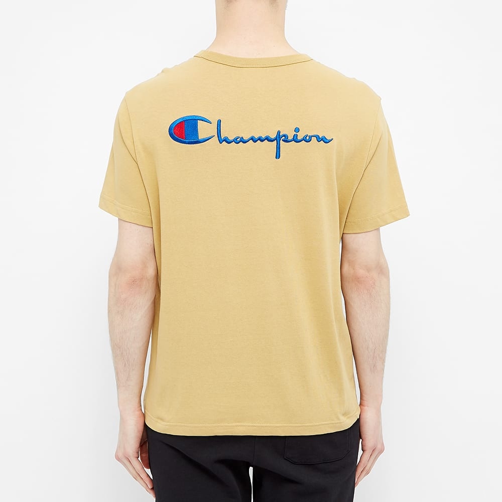 Champion Reverse Weave Script Back Logo Tee - 5