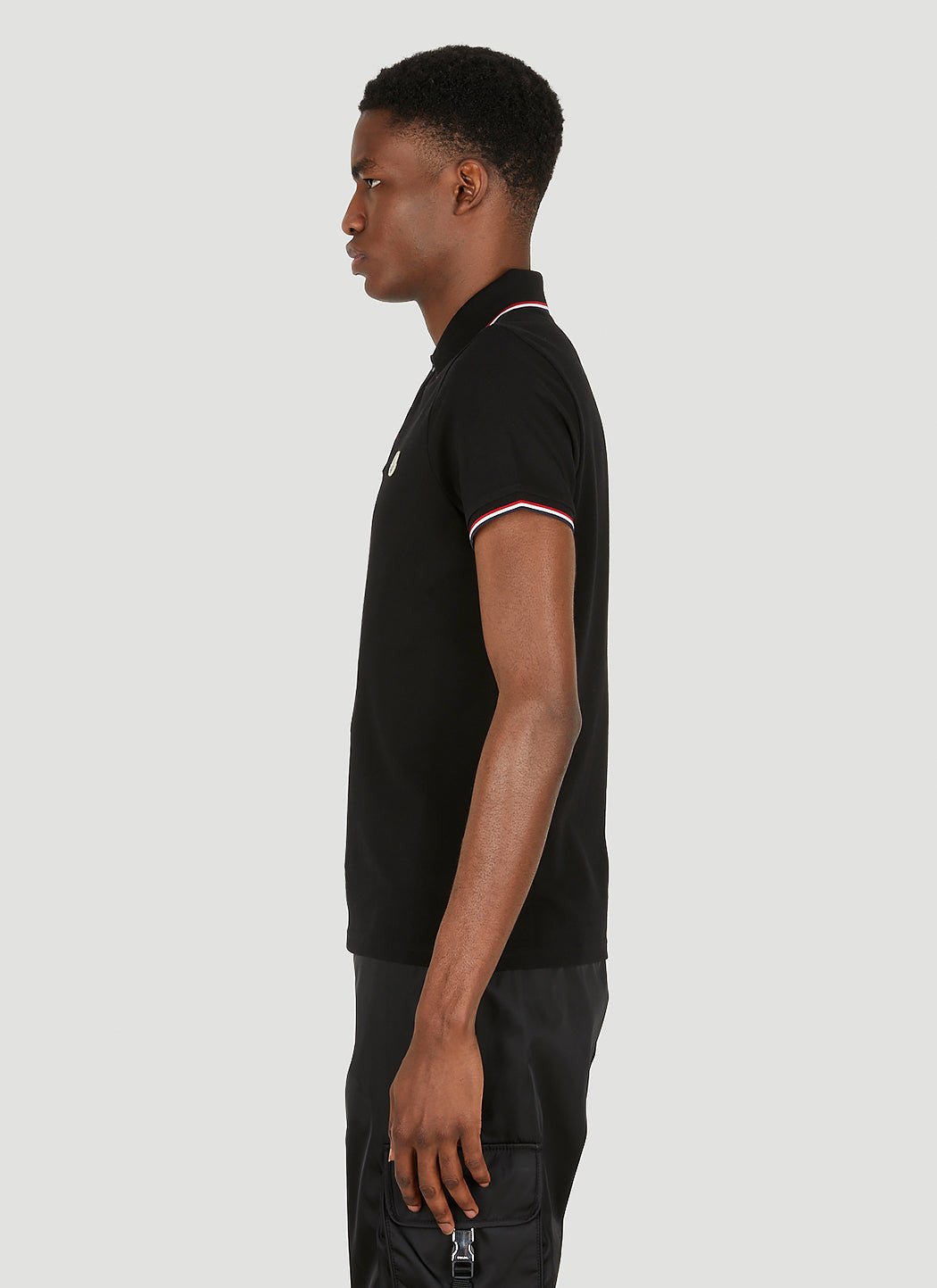 Moncler Men Stripe Trims Polo Shirt - 3