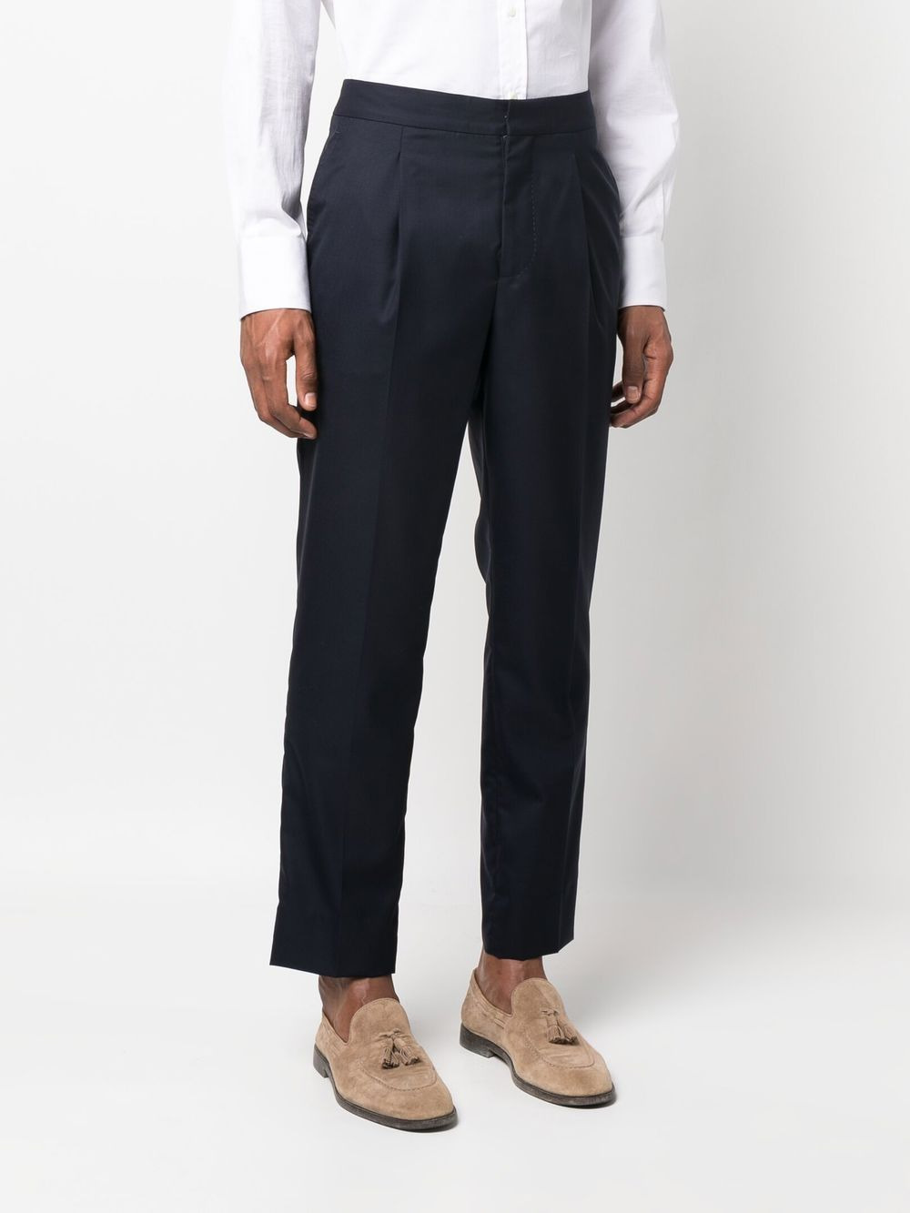 tailored straight-leg trousers - 2