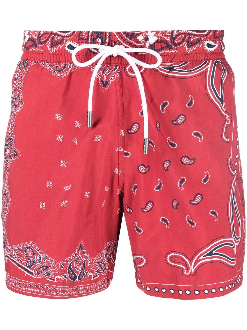 bandana-print swim shorts - 1