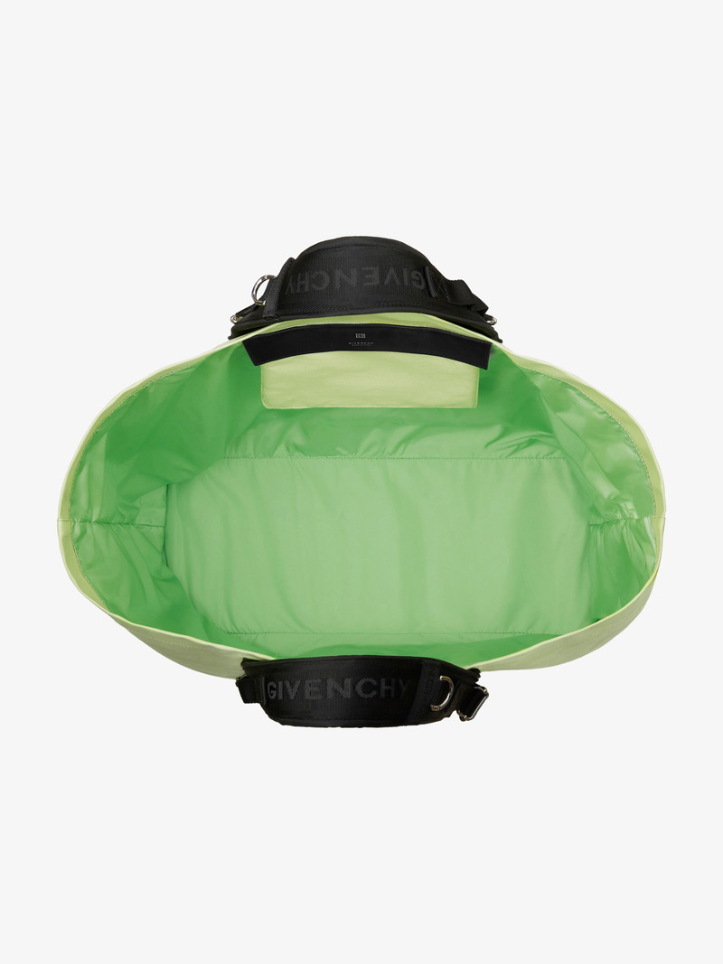 G-SHOPPER XL BAG IN PRINTED COASTED CANVAS WITH SPORTY HANDLES 5