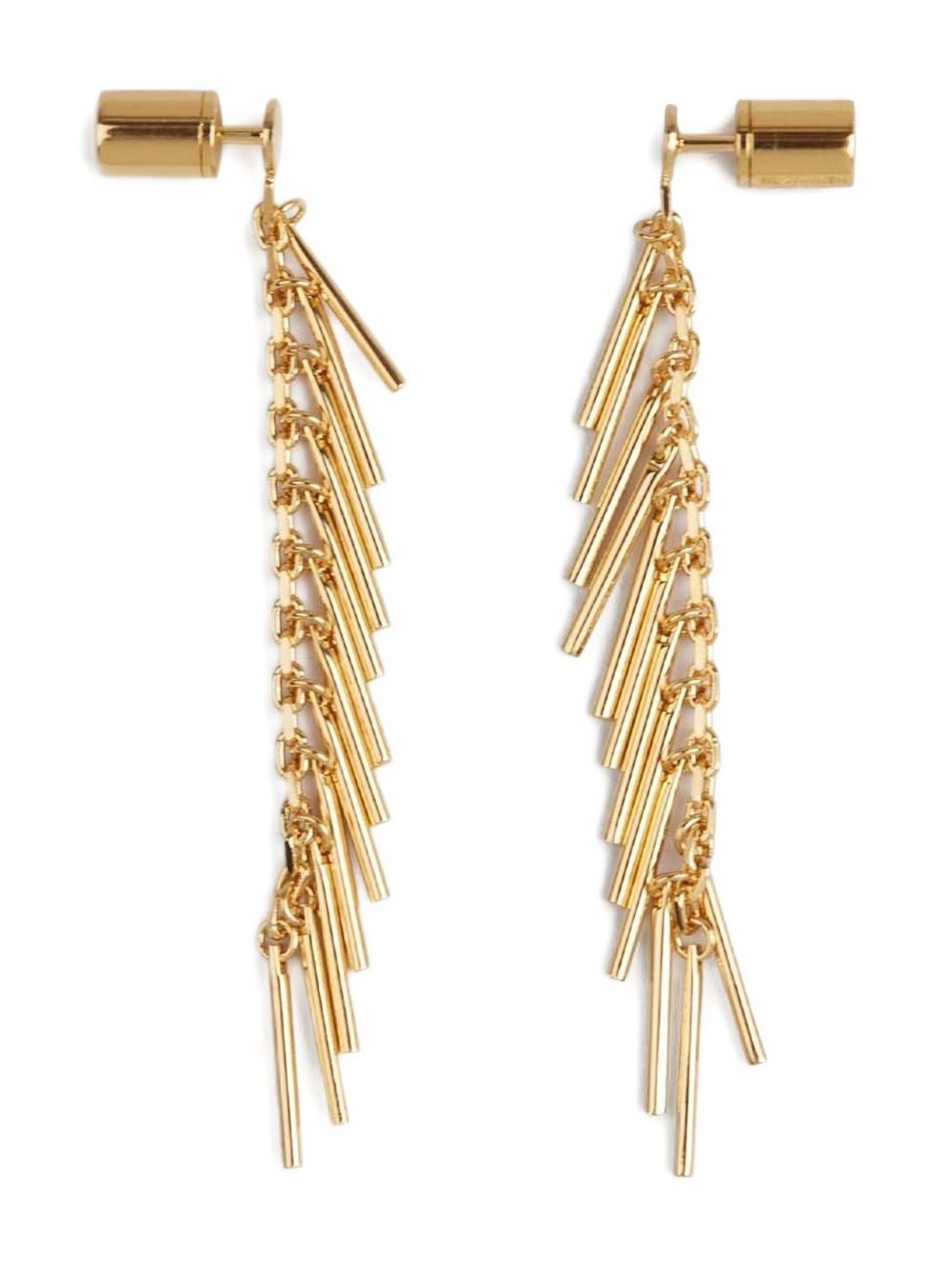 chain-bar earrings - 2
