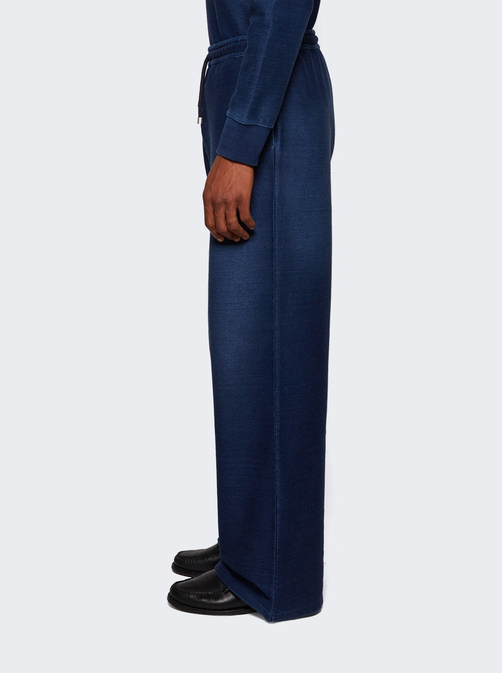 Drawstring Trousers Indigo Blue - 3