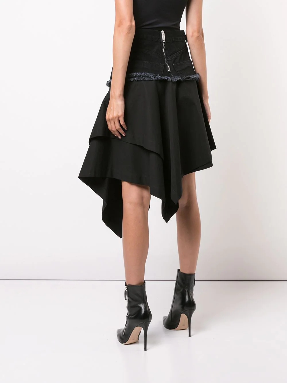 asymmetric loose skirt - 4