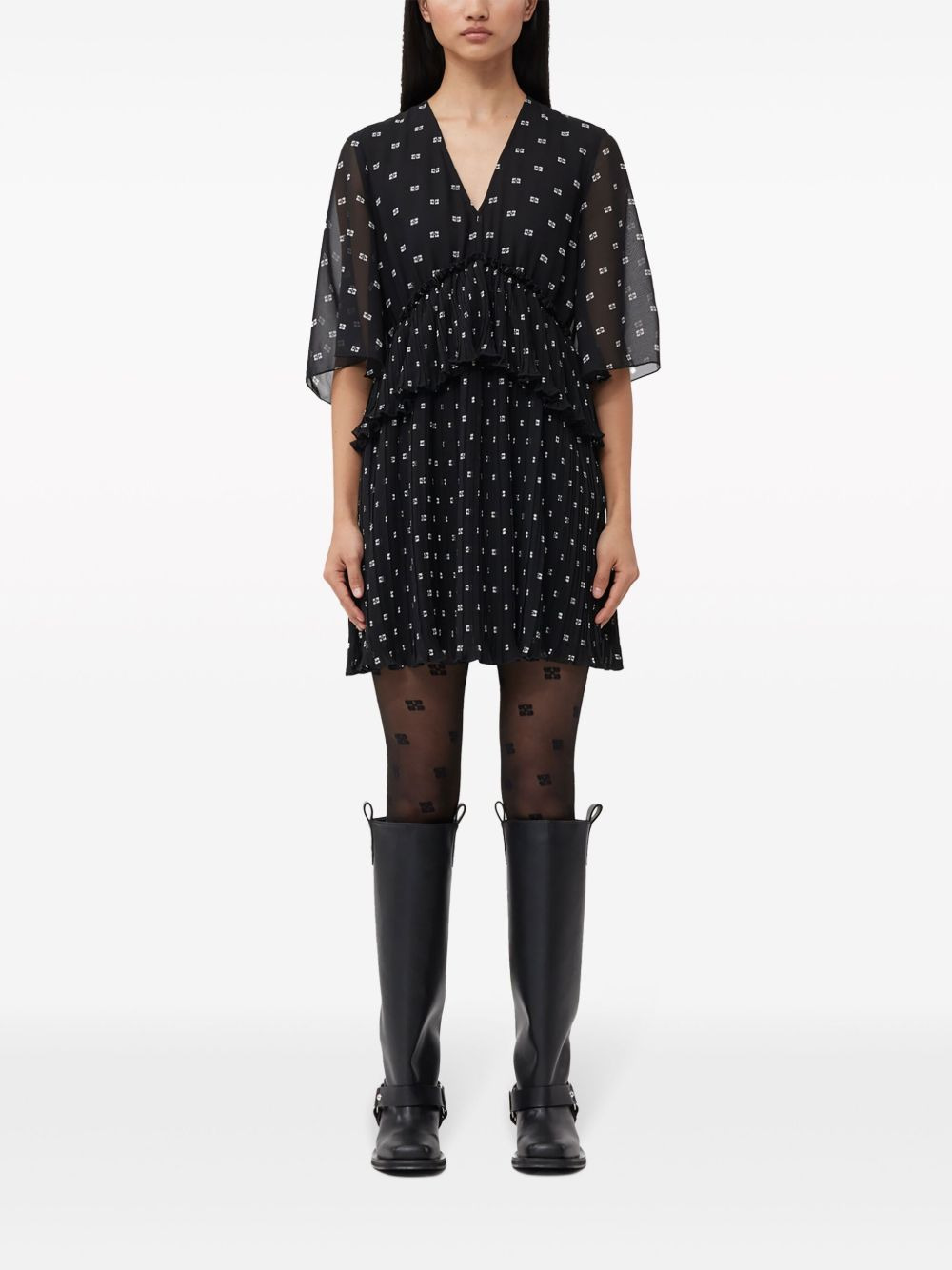 square-toe mid-calf boots - 3
