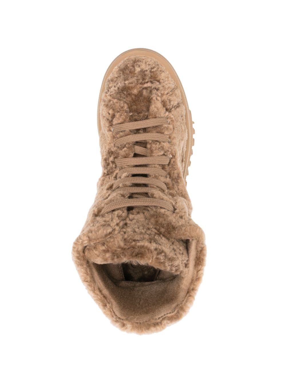 Nexus fleece-texture sneakers - 4