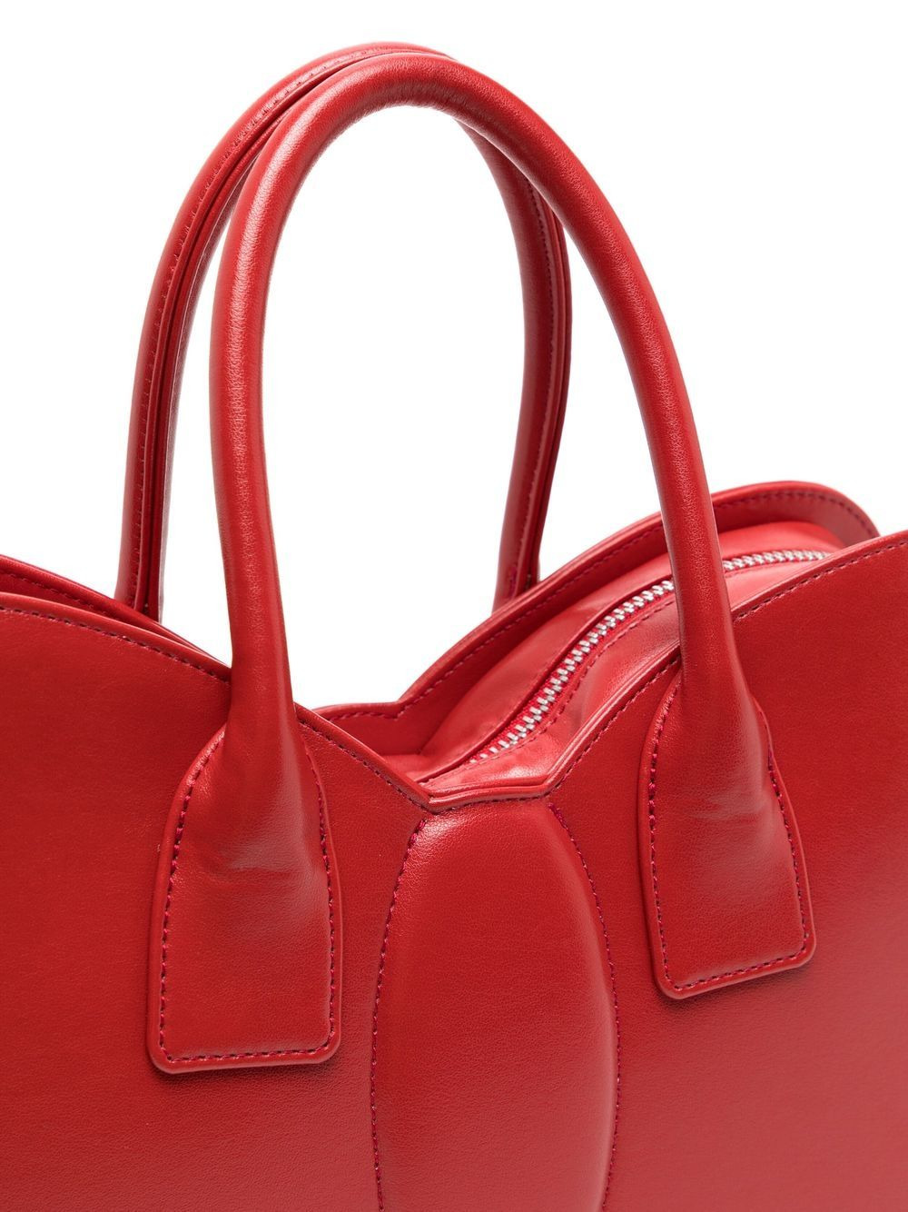 bow-shape leather bag - 4