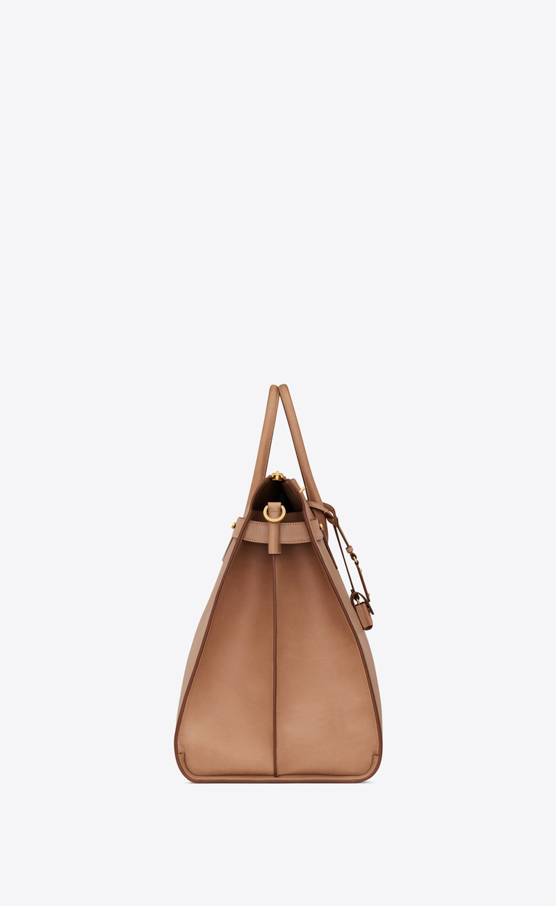 sac de jour 72h duffle in vegetable-tanned leather 3