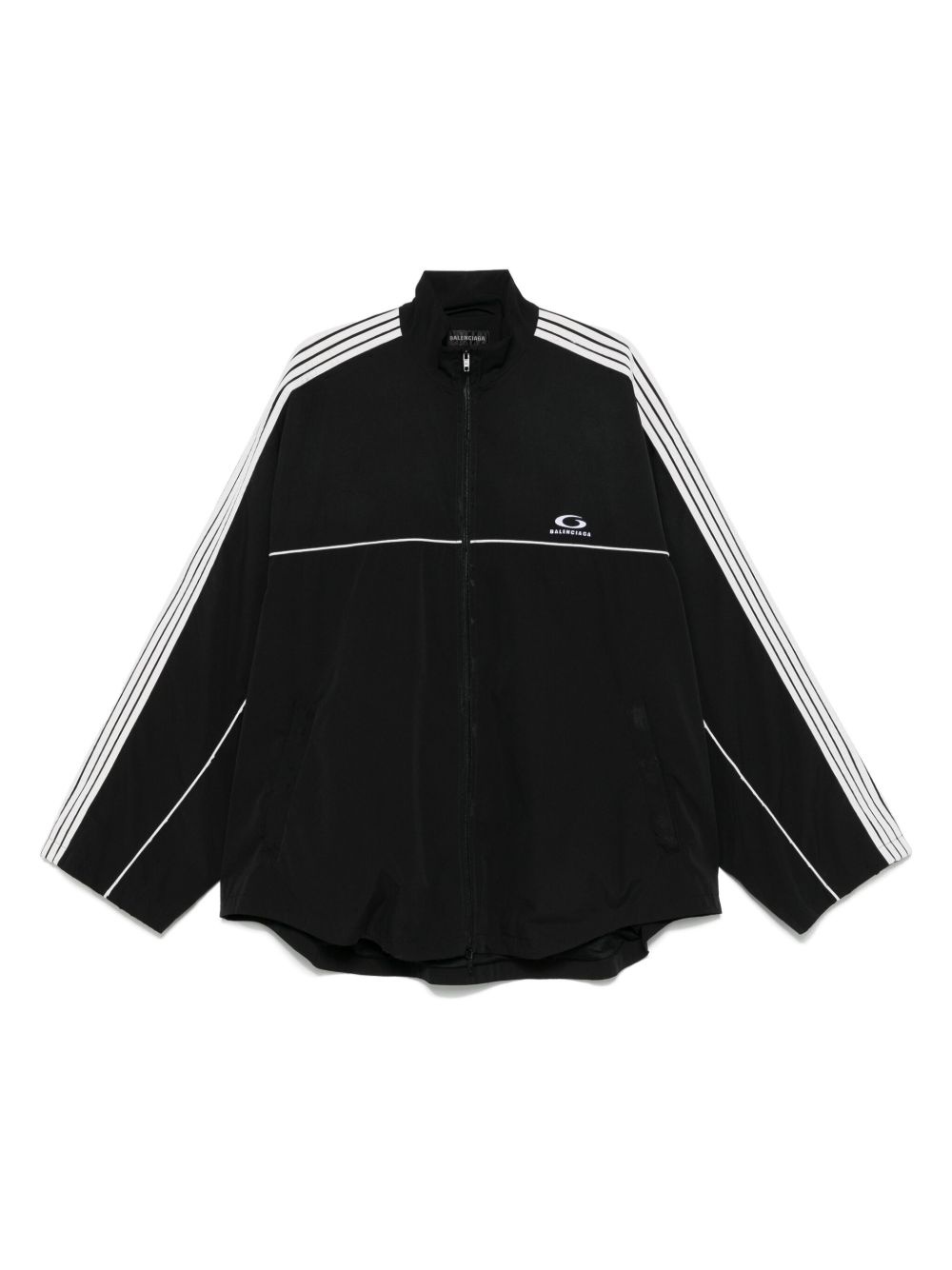 logo-embroidered jacket - 1