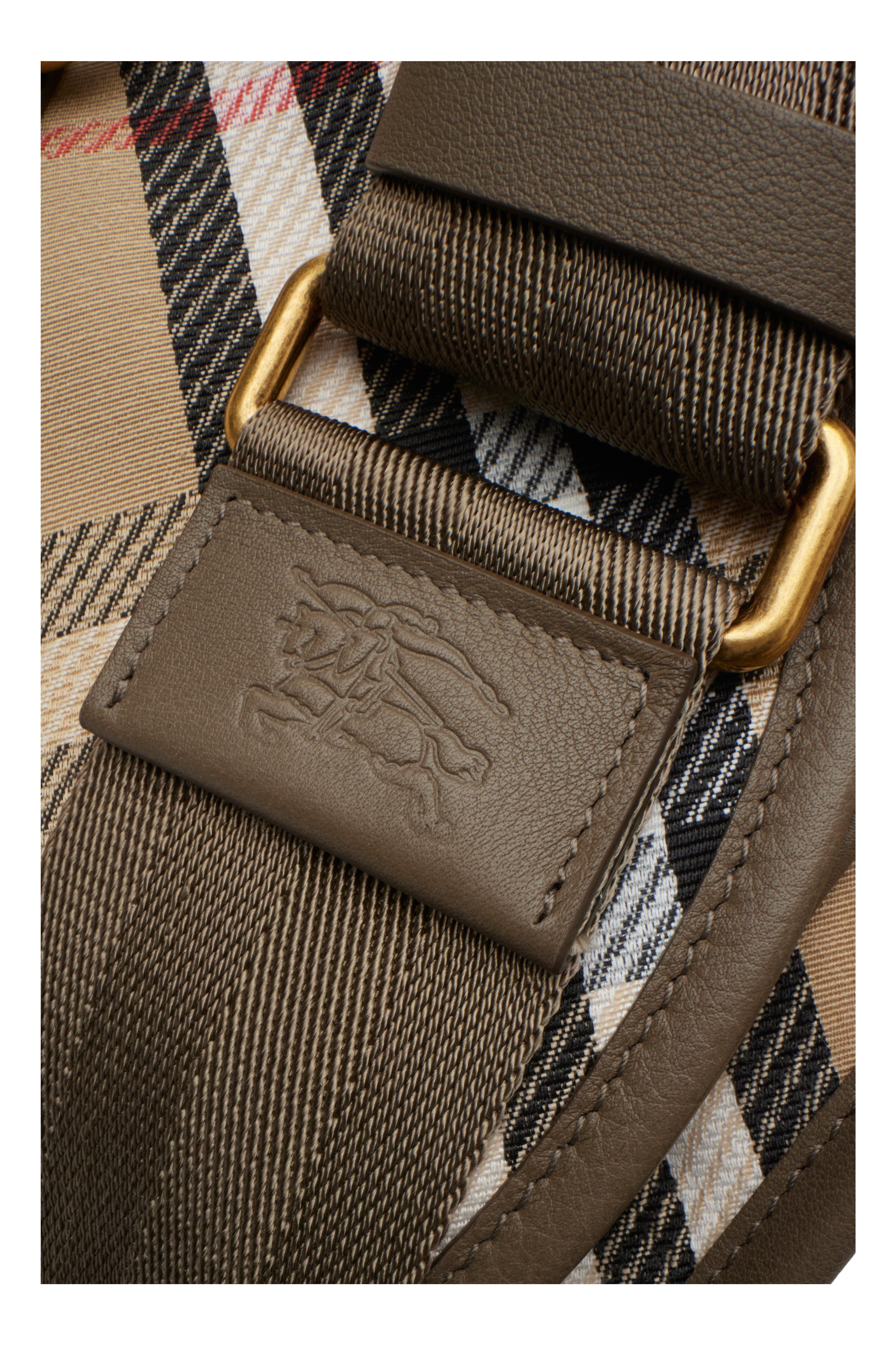 burberry Small B Clip Messenger Bag in Sand at Nordstrom - 6