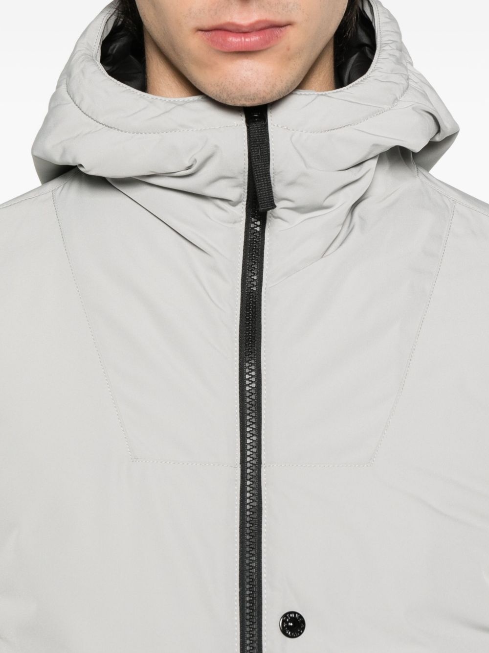 4100047 hooded zip-front jacket - 5