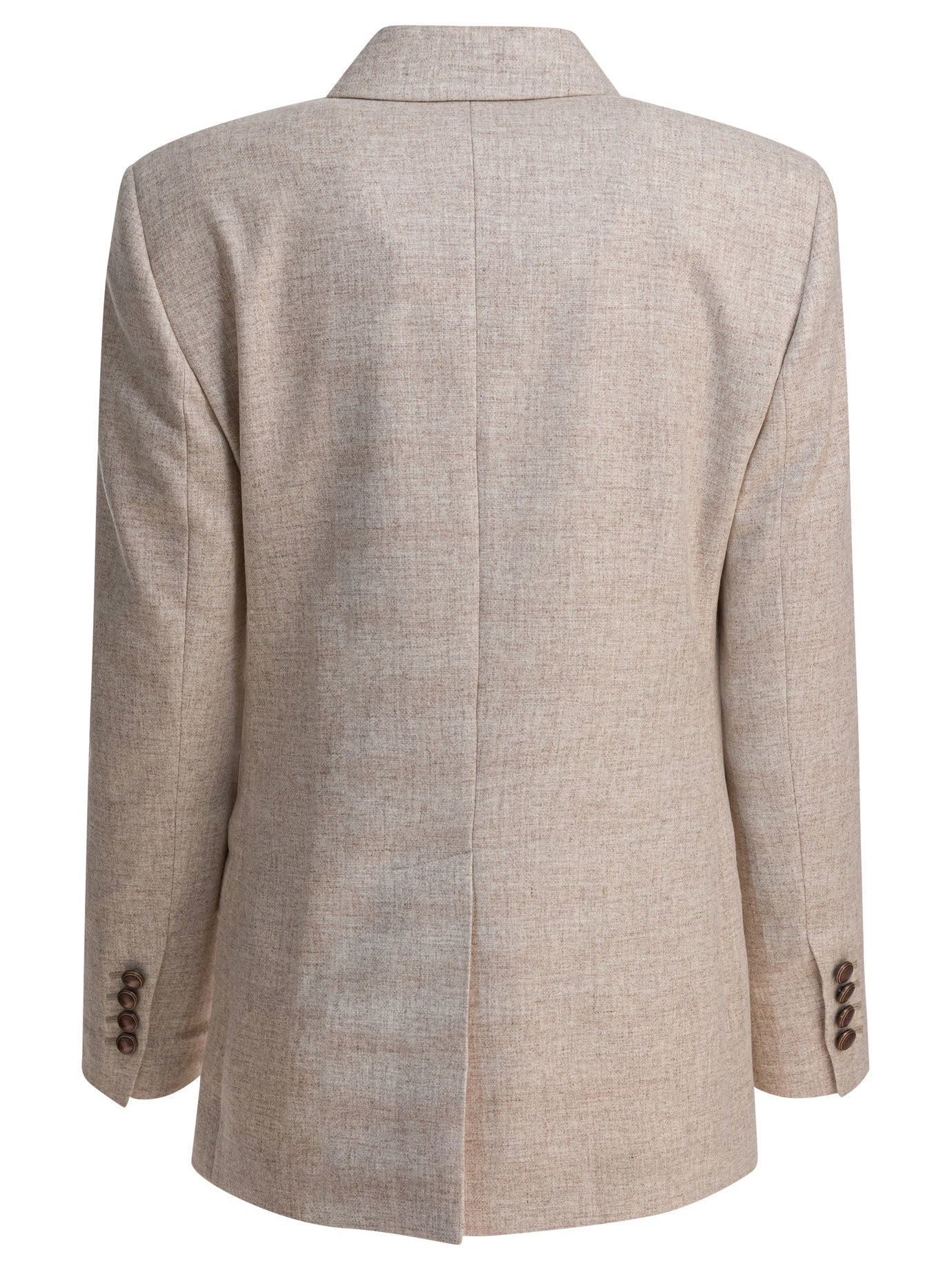 Brunello Cucinelli Women Wool And Cashmere Twill Flannel Blazer - 2