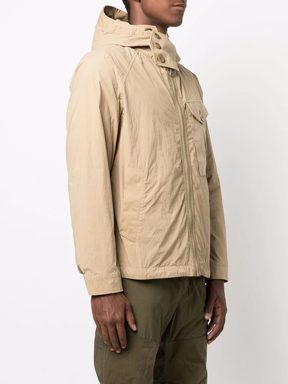 mid-layer panelled hooded jacket - 3