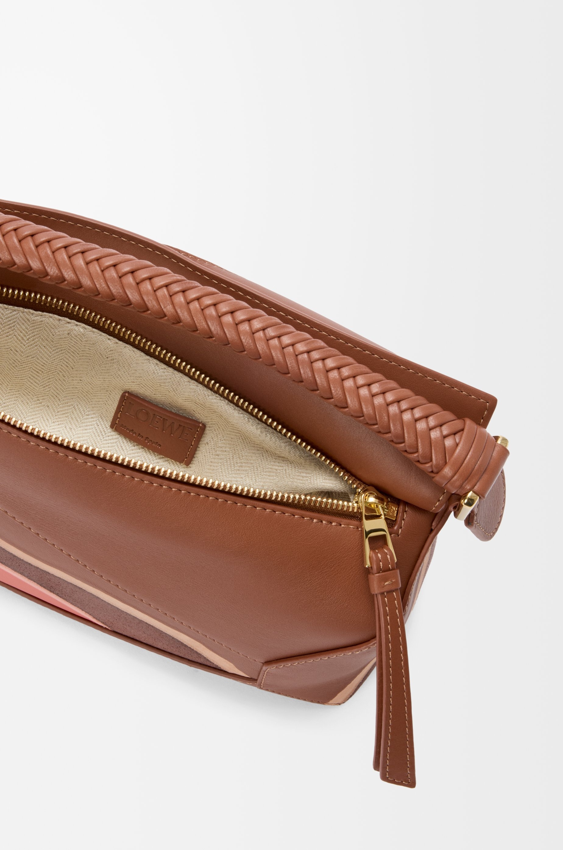 Small Puzzle Edge bag in nappa calfskin - 9