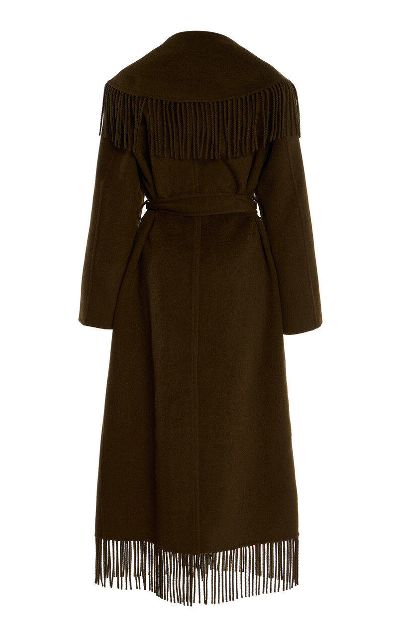 Carrie Fringe Robe Coat brown 5