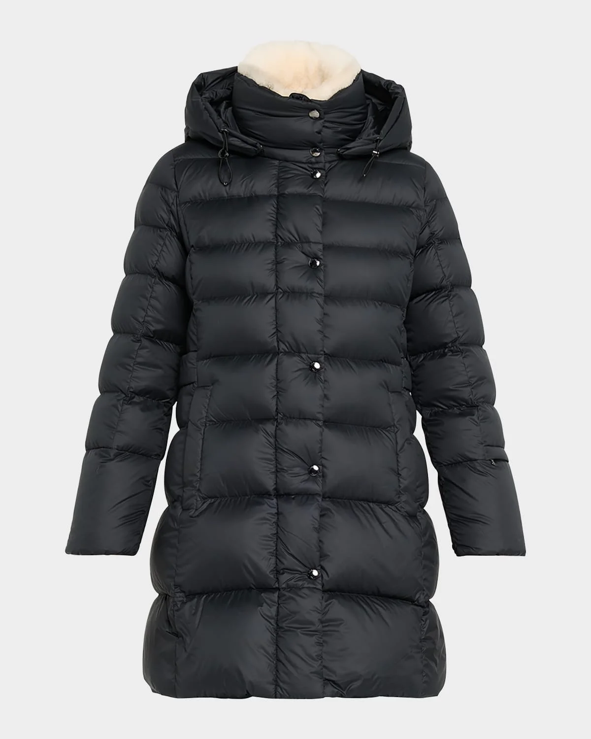 Nicci Down Coat with Detachable Collar & Hood - 1