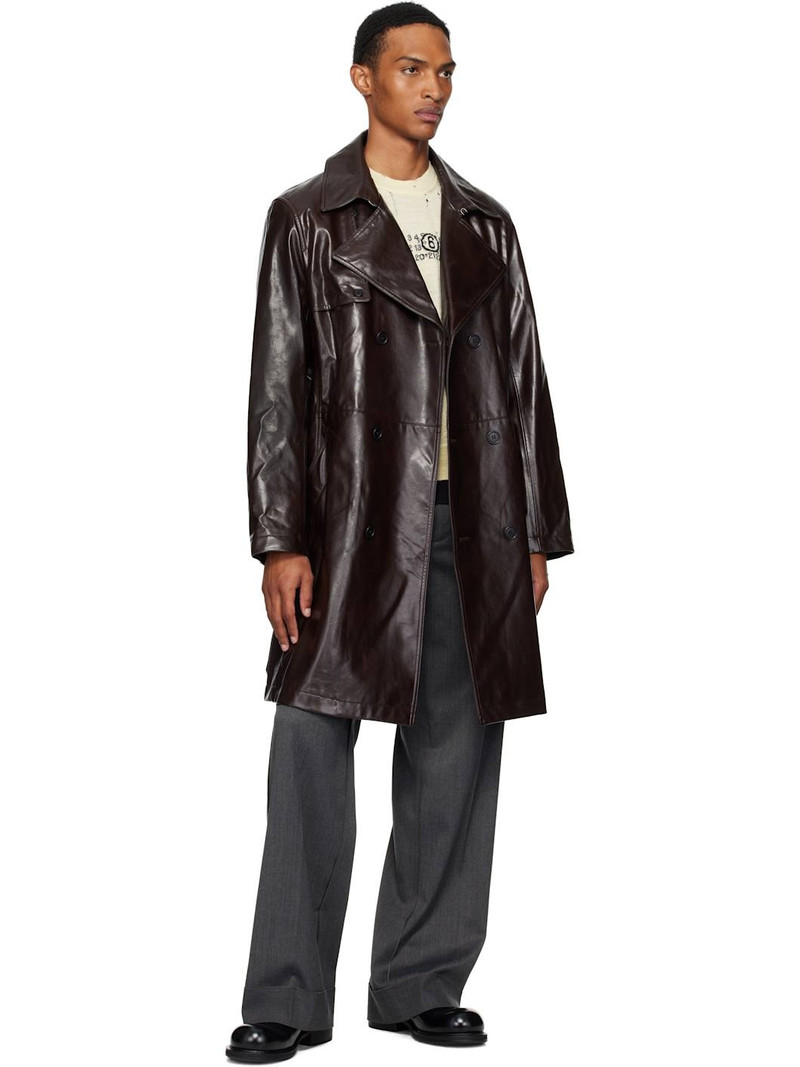 MM6 Maison Margiela Gray Rolled Cuff Trousers outlook