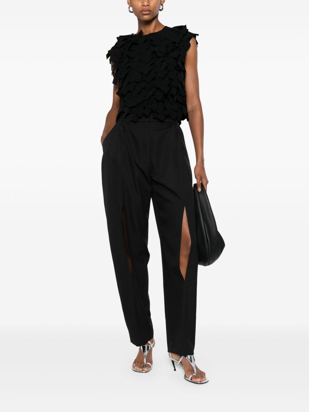 high-waisted trousers - 2