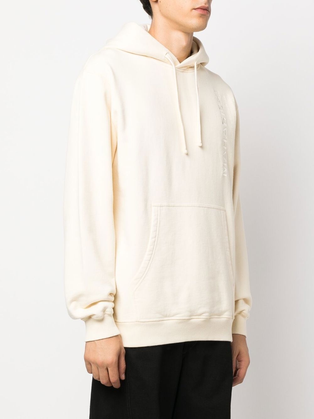 logo-embroidered hoodie - 3