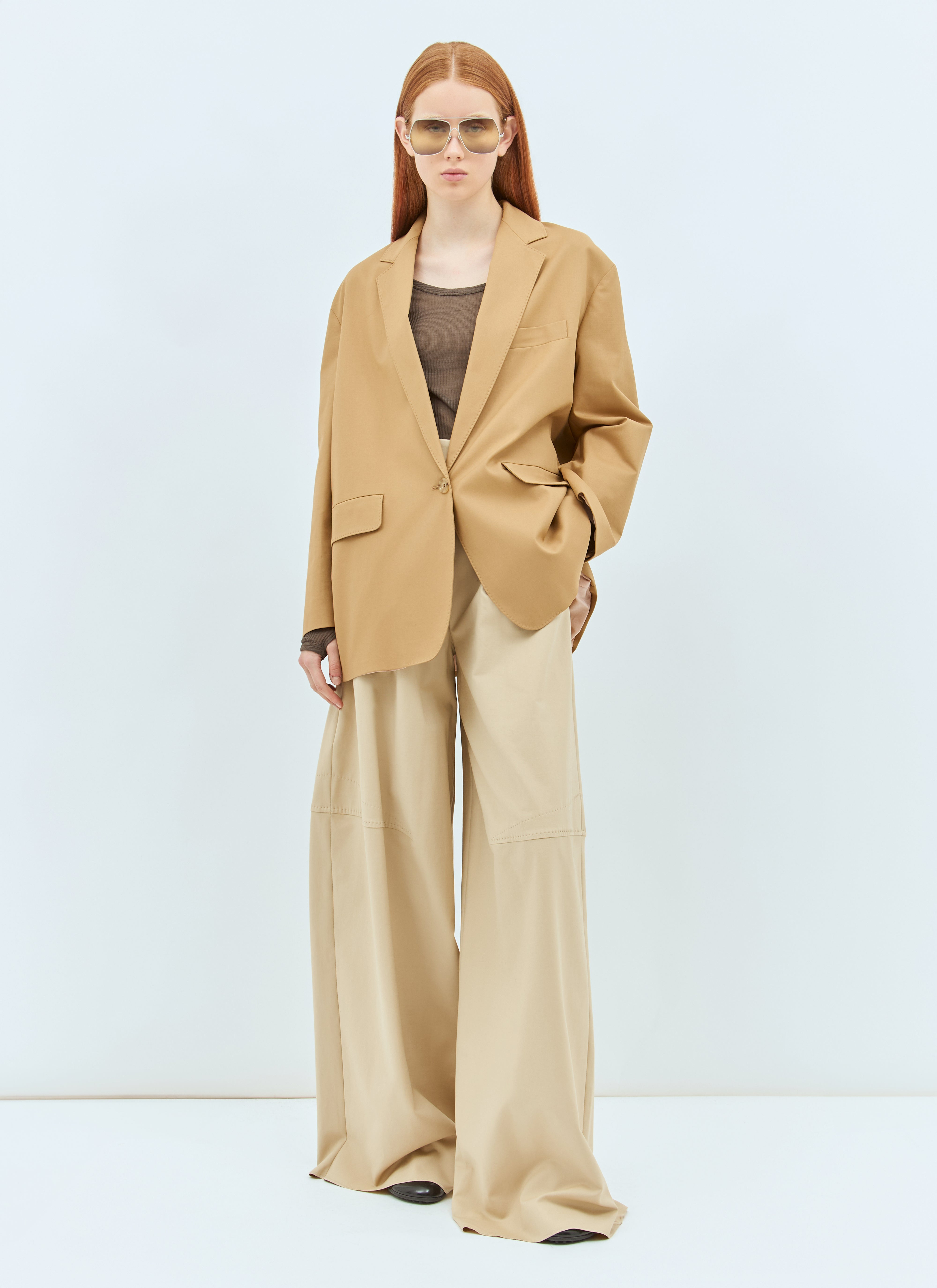 Max Mara Women Wide Leg Stretch Pants - 2