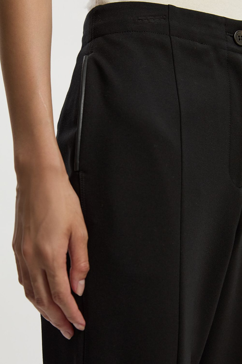 Ponte And Pu Mix Tailored Slim Leg Trouser 3