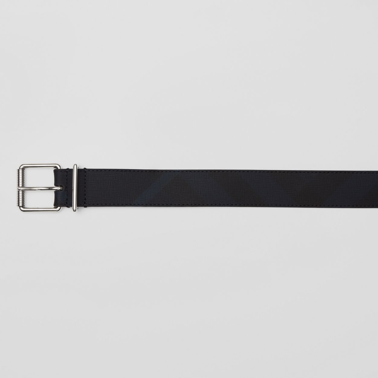Check and Leather Belt - 2