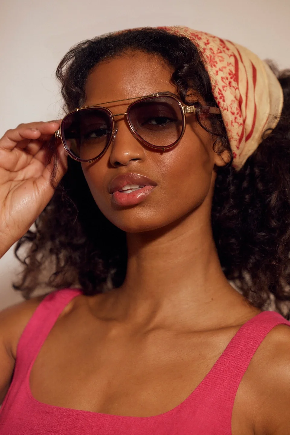 Wesley Oversized Aviator Sunglasses - 1