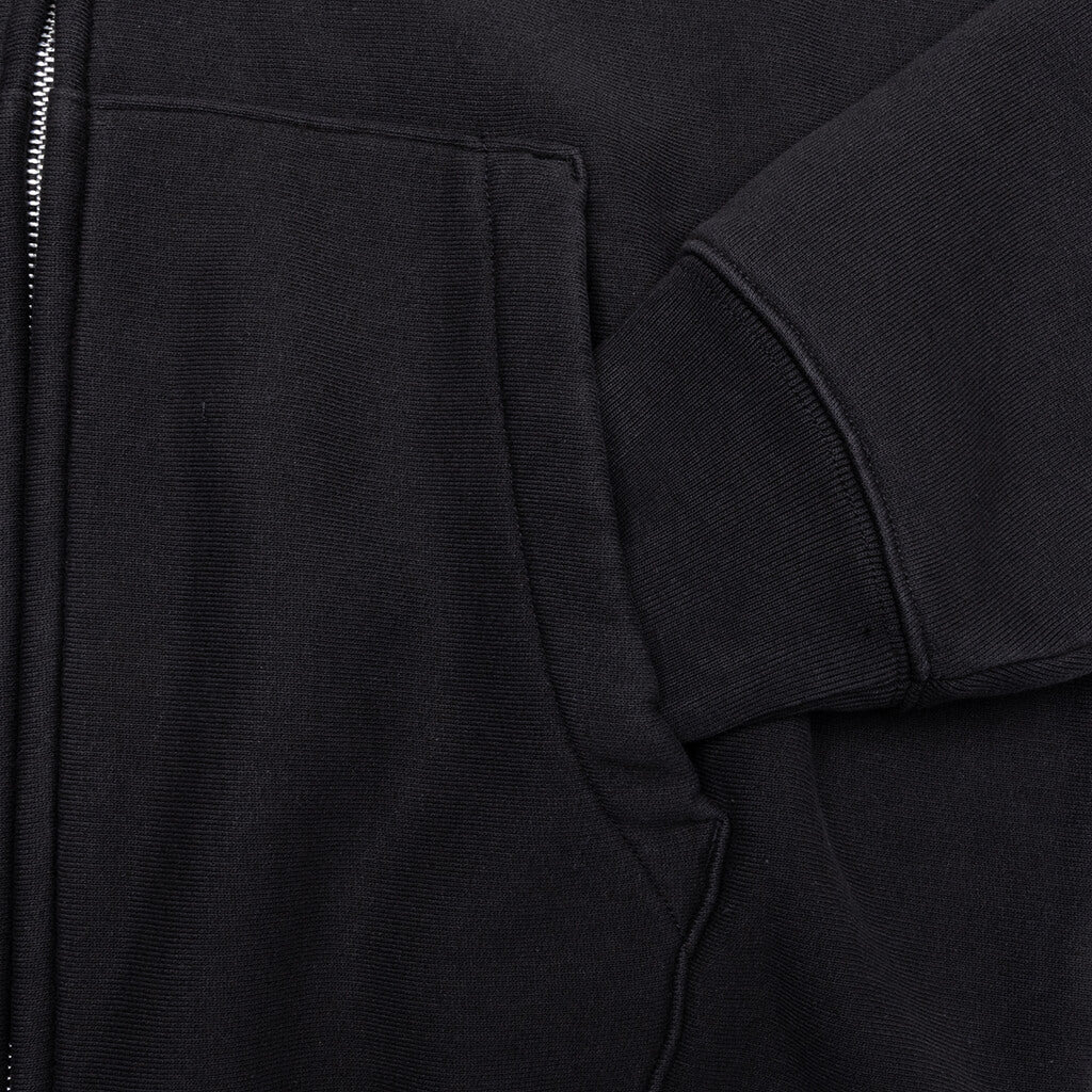 MANTRA ZIP HOODIE - BLACK - 4