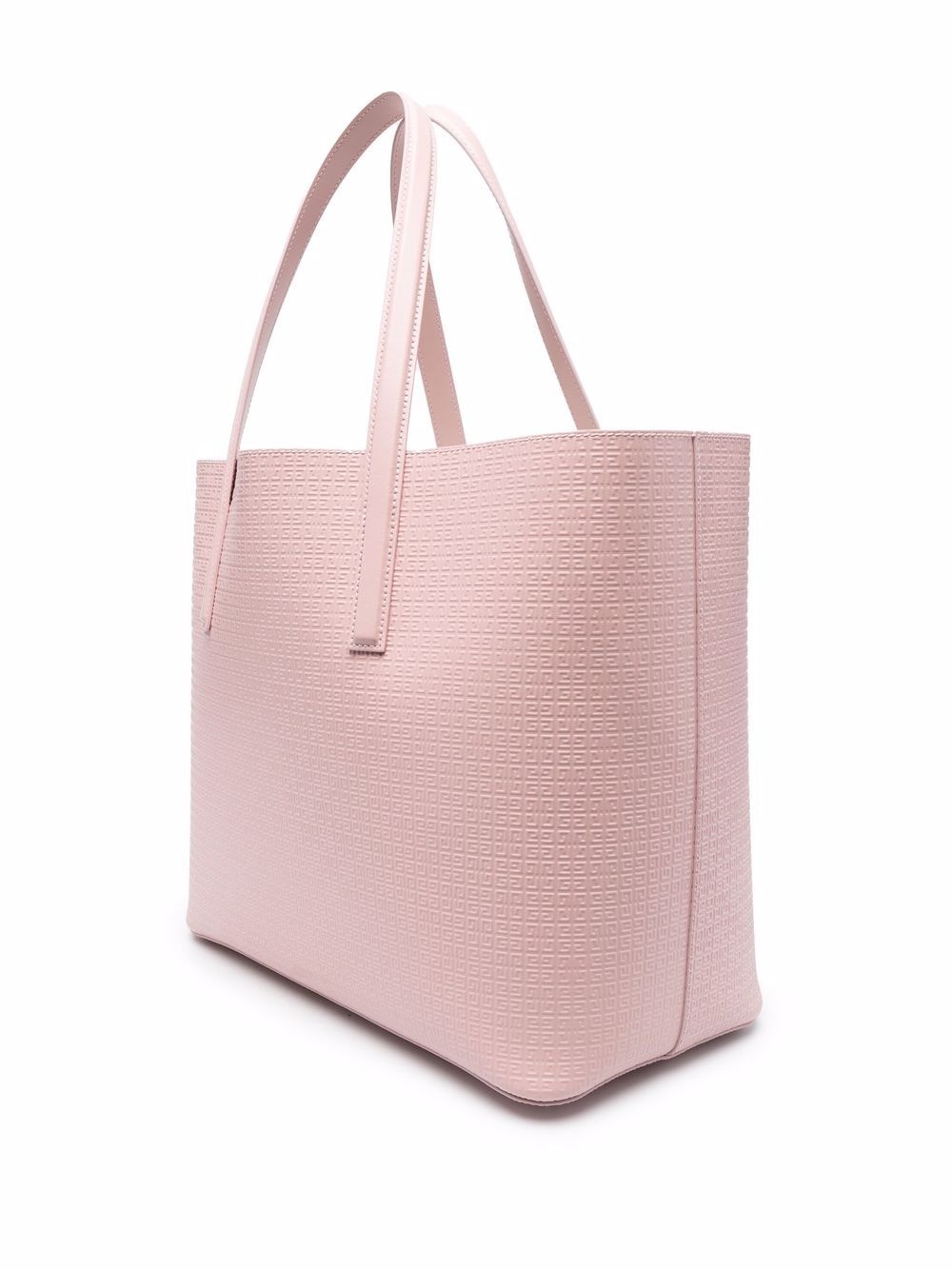 monogram embossed tote bag - 3