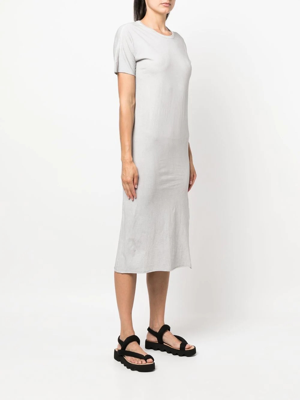 side-slit T-shirt dress - 3