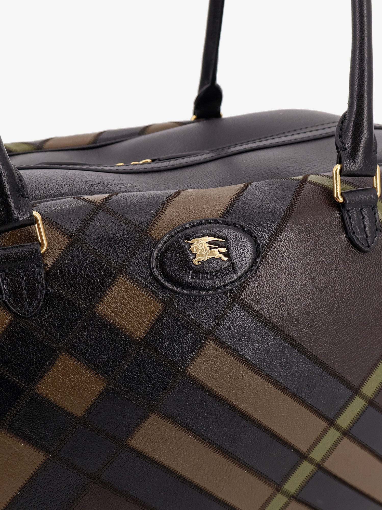 Burberry Bowling Highlands Extra Large Leather Bag - 4