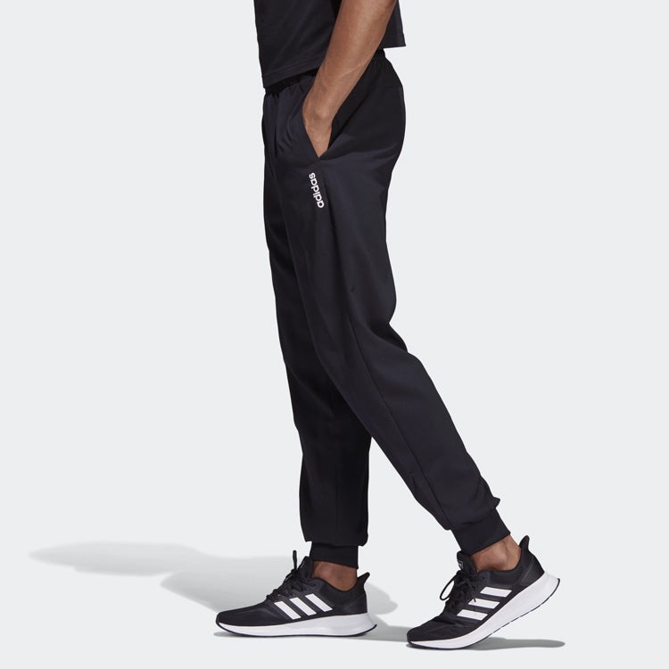 adidas Logo Bundle Feet Sports Pants Black DQ3067 - 4
