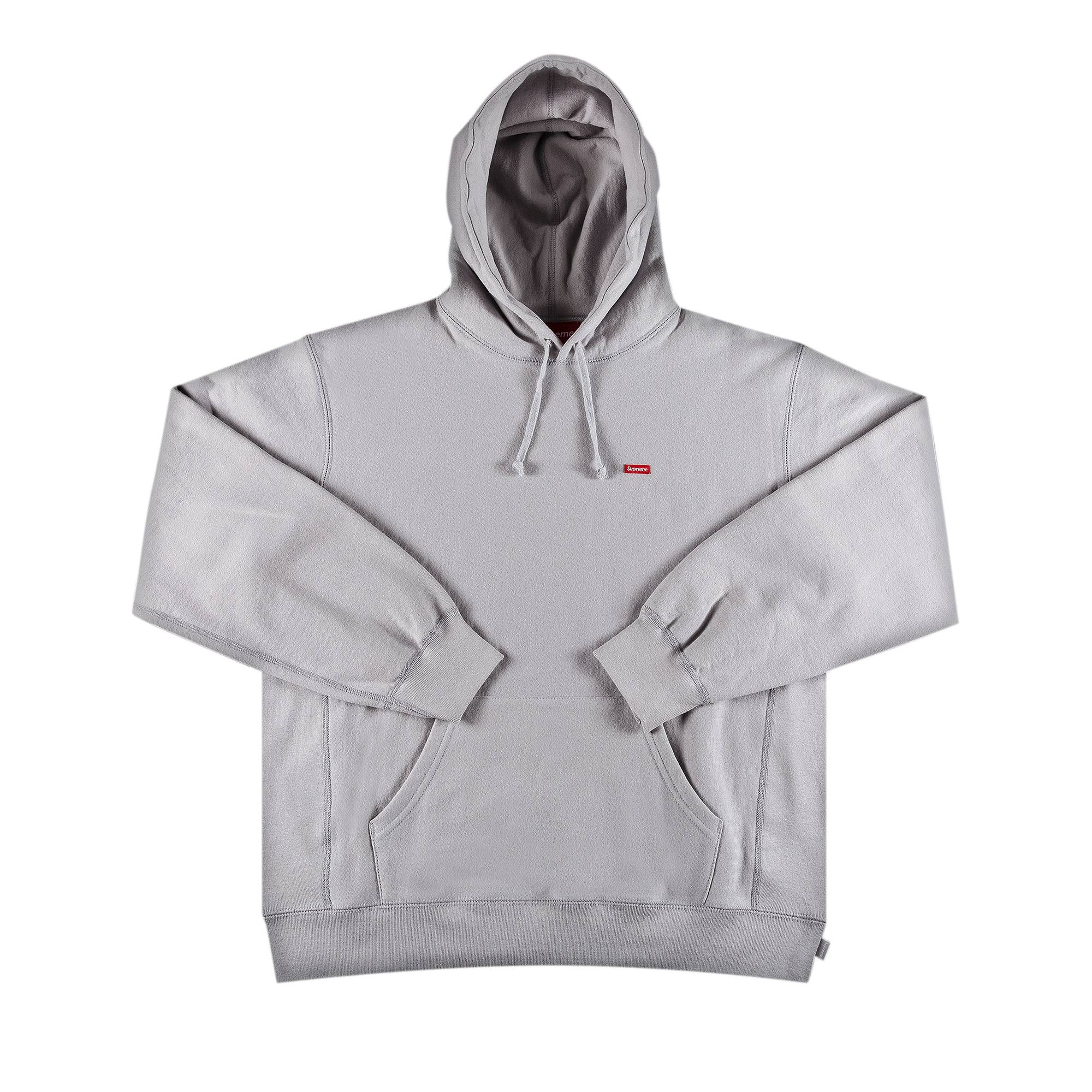 Supreme Small Box Hooded Sweatshirt 'Grey' - 1