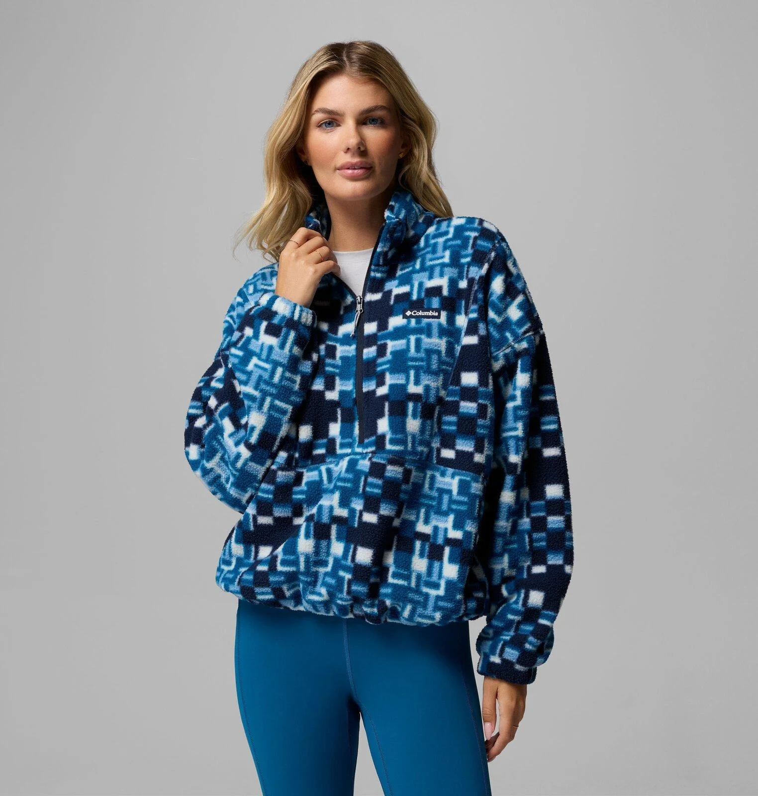 Women's Timber Meadow MTR Printed Fleece Half Zip - 1