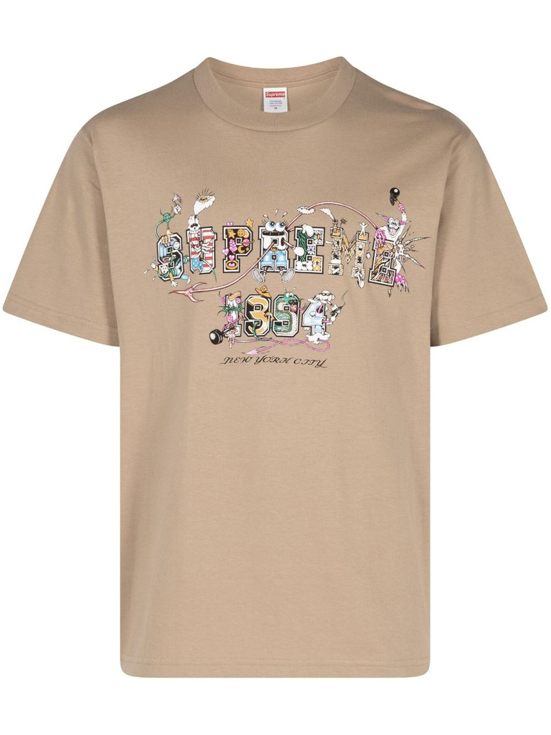 varsity cotton T-shirt 1