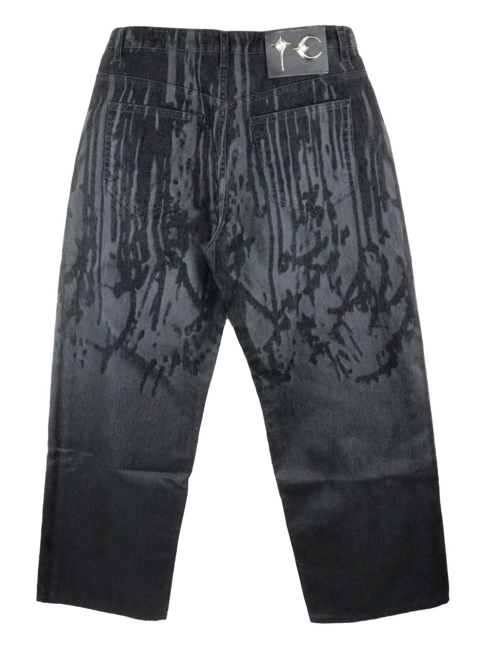 laser-cut jeans - 2