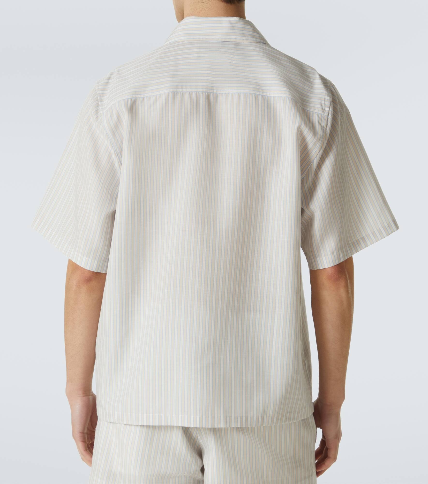 Striped bowling shirt - 4