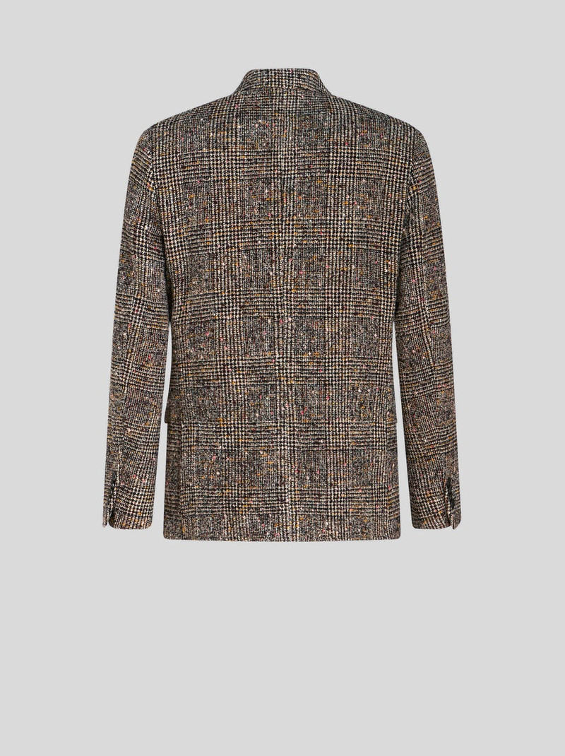 WOOL JACKET WITH CHECK WORKING 5