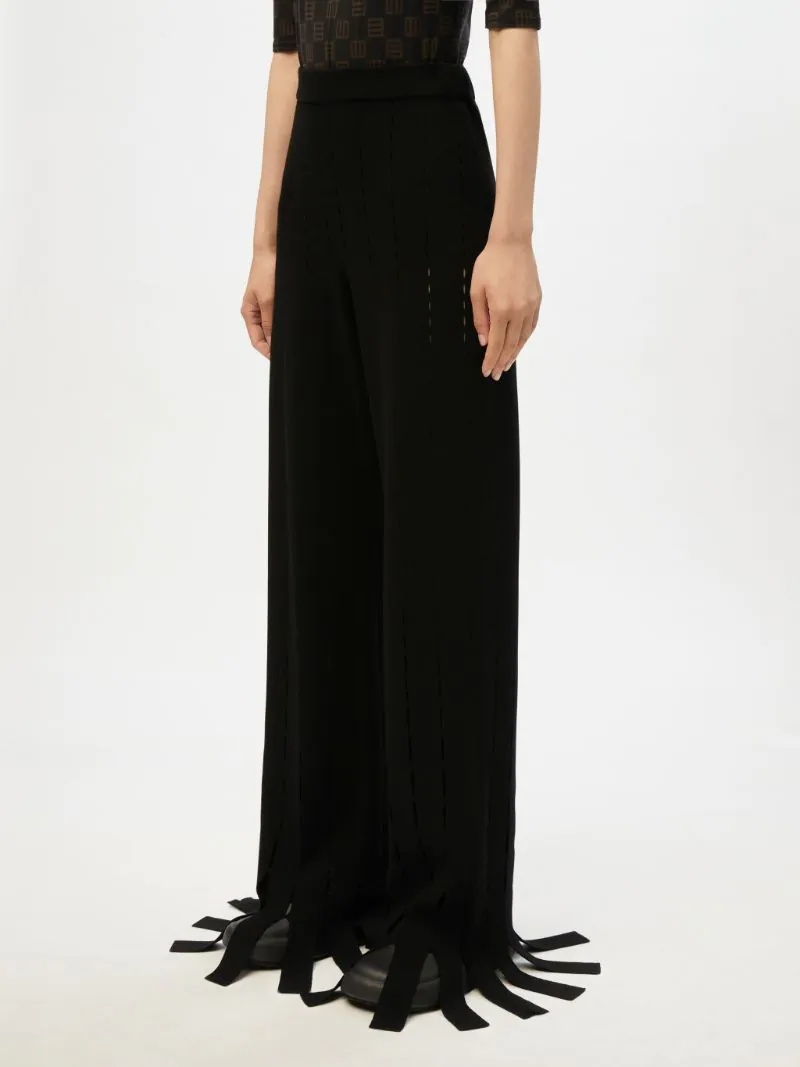 KNITTED CUT OUT PANTS - 4