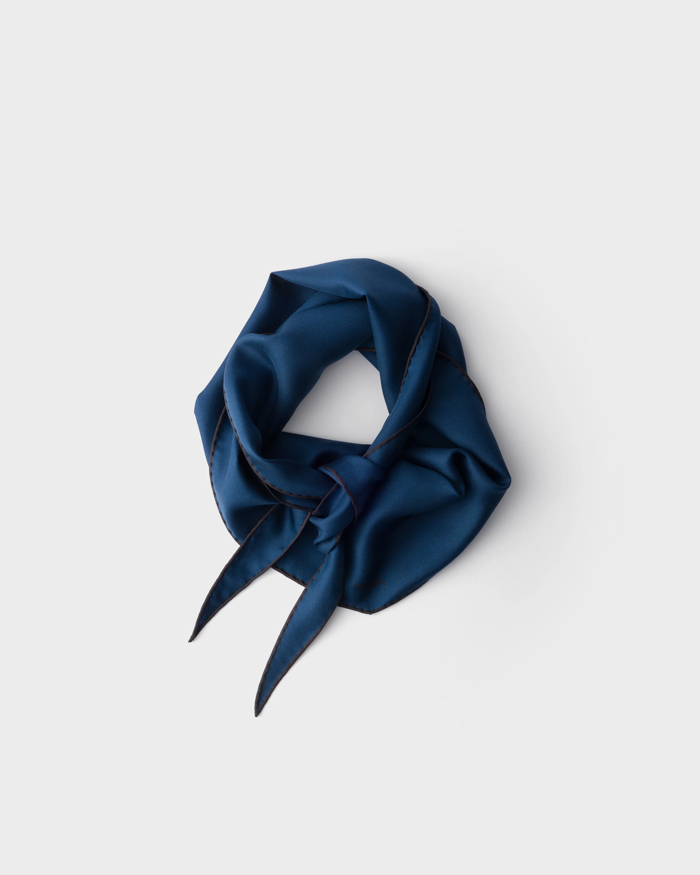 Printed twill scarf - 1