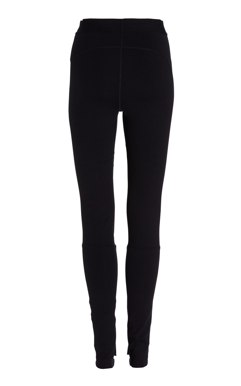 Layered-Cuff Jersey Leggings black 5