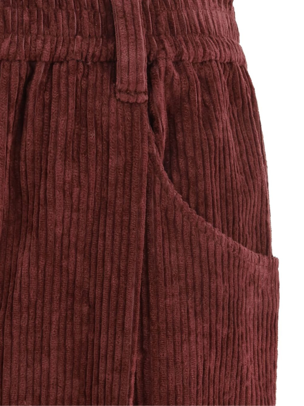 corduroy elastic-waist trousers - 3