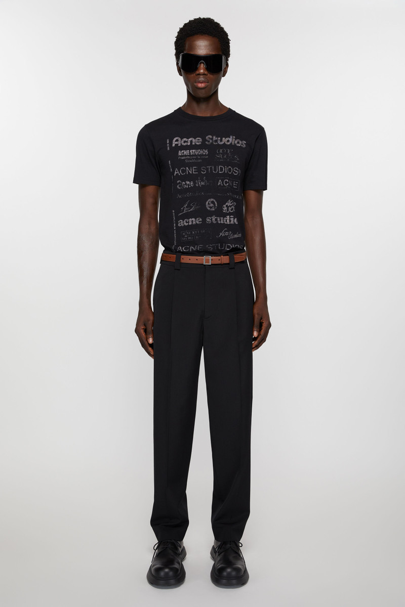 Leather buckle belt - Brown 3