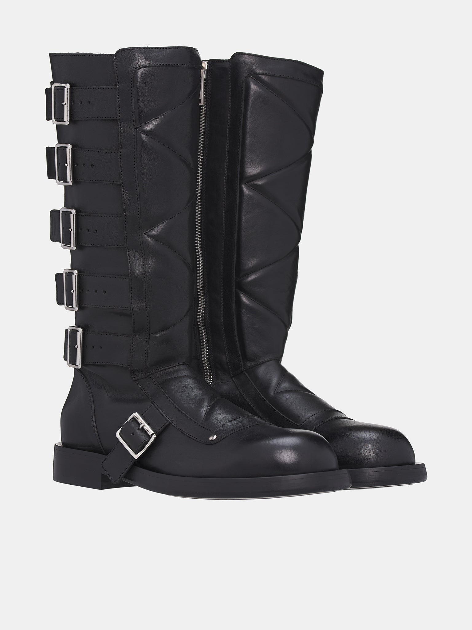 Jace Belted Biker Boots - 2