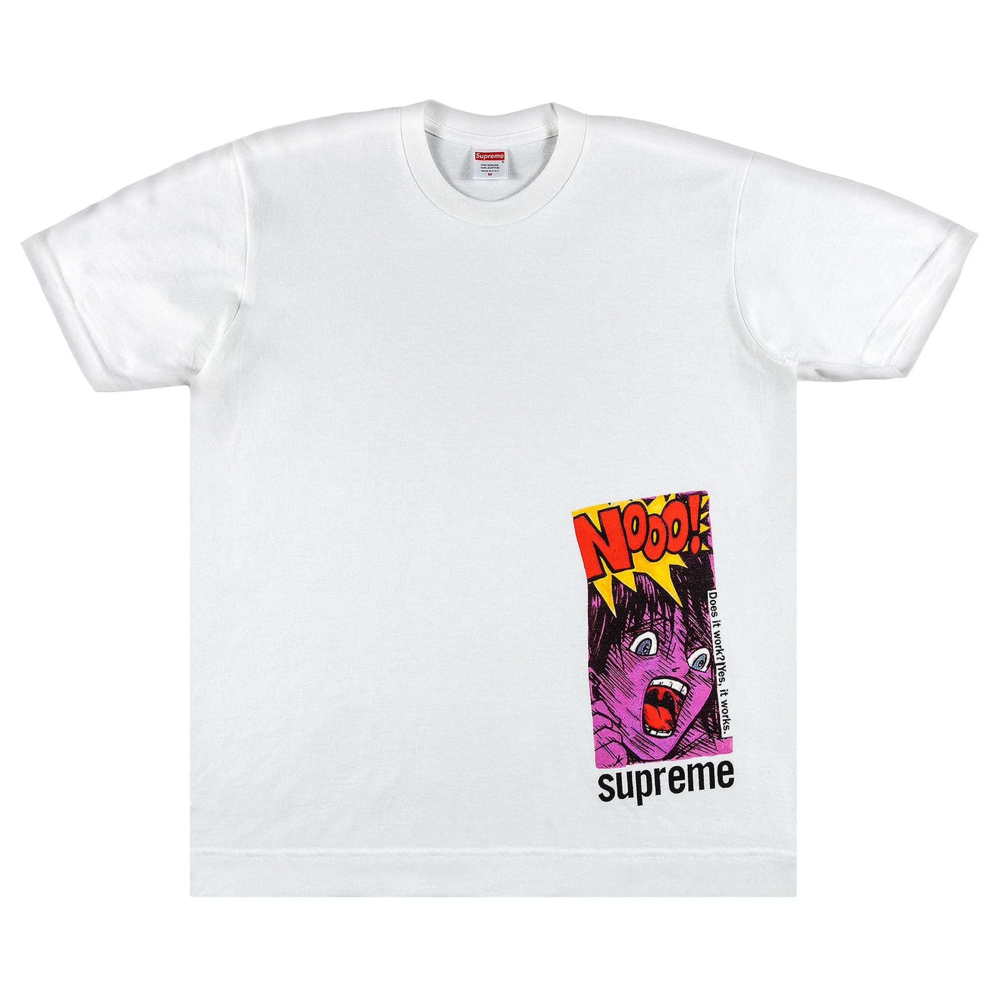 Supreme Does It Work Tee 'White' - 1