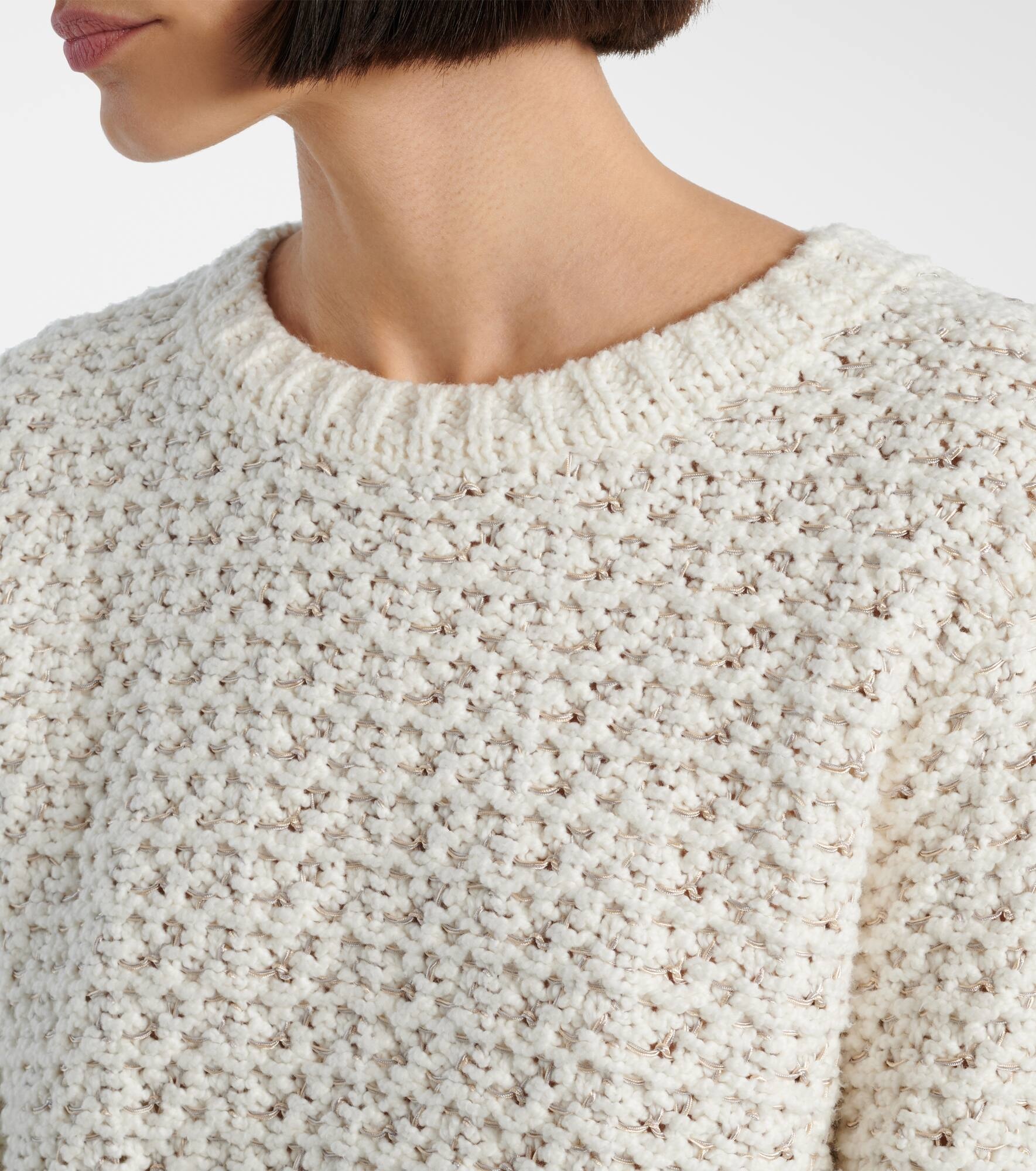 Cotton-blend sweater - 4