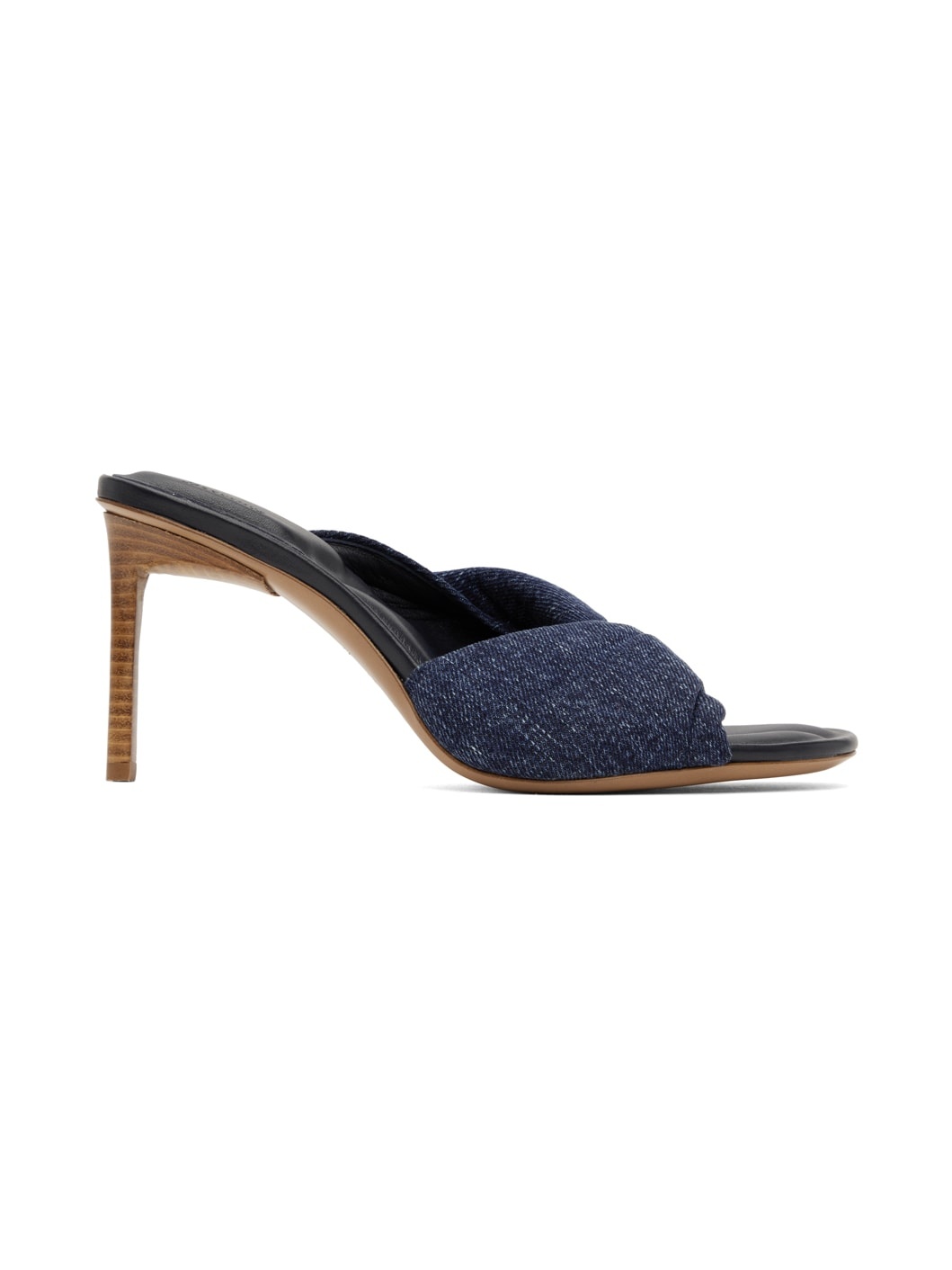 Blue Le Raphia 'Les Mules Bagnu' Heeled Sandals - 1