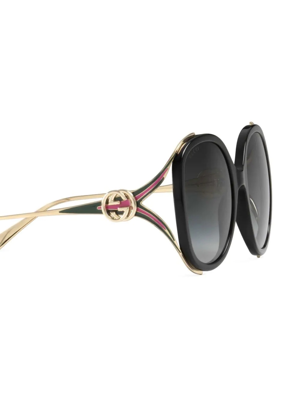 round-frame Interlocking G sunglasses - 3