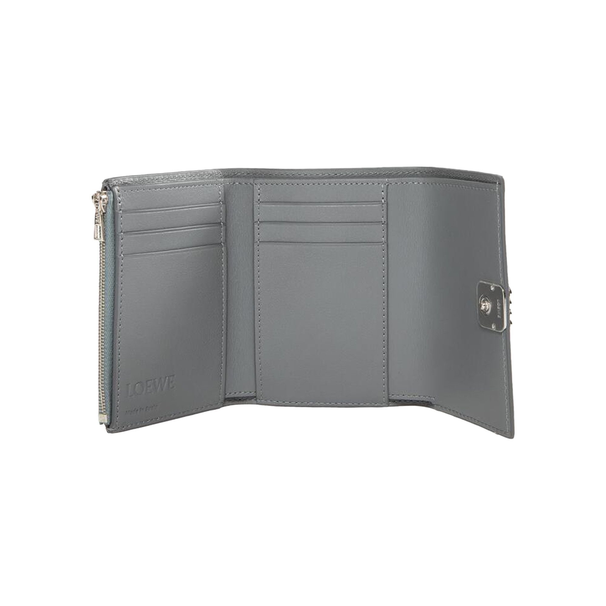 Loewe Anagram Small Veritcal Wallet 'Asphalt Grey' - 2