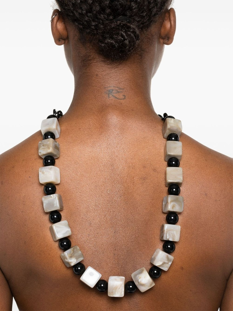 EMPORIO ARMANI beaded necklace outlook